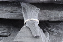 Load image into Gallery viewer, White 14 K Eternity Band Anniversary Ring With 38 Round Diamonds, View #1
