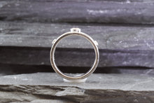 Load image into Gallery viewer, Lady&#39;s White 18 Karat Satin &amp; Polished Contemporary Fashion Ring, View #7
